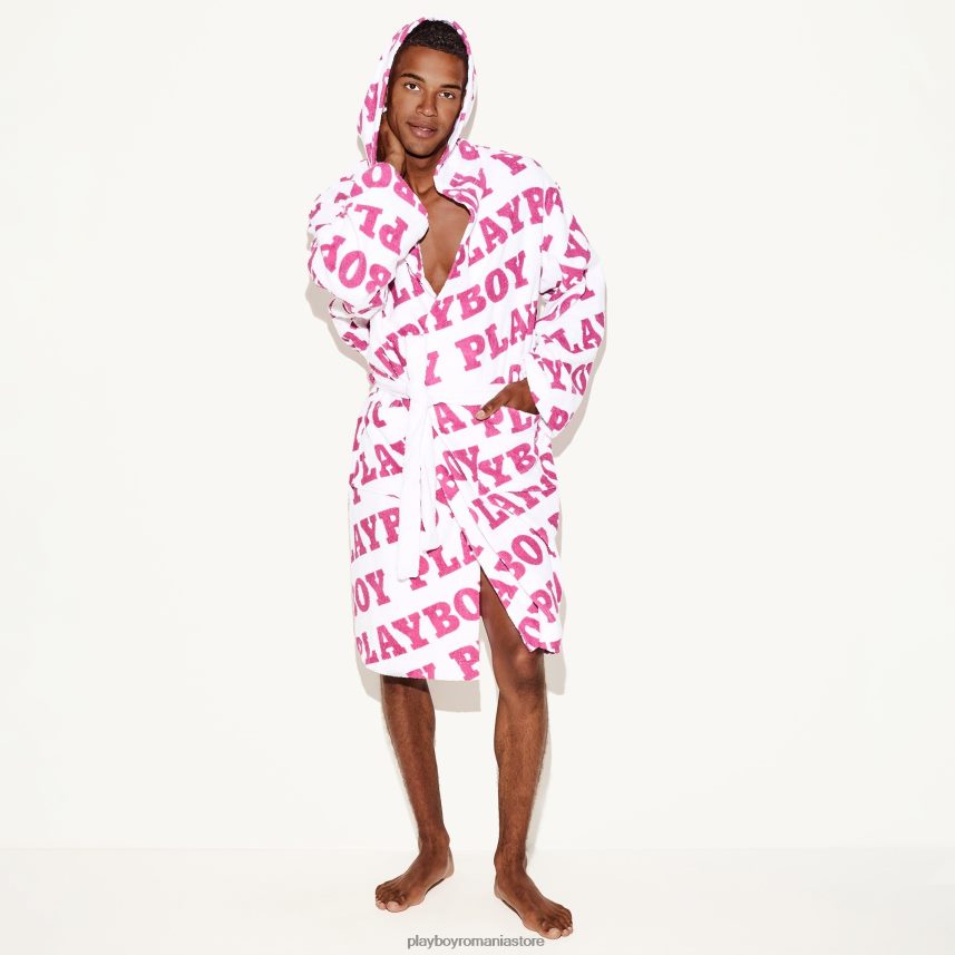 Playboy logo fucsia bărbați halatul prosop din spongios accesorii 6NT0ZV827