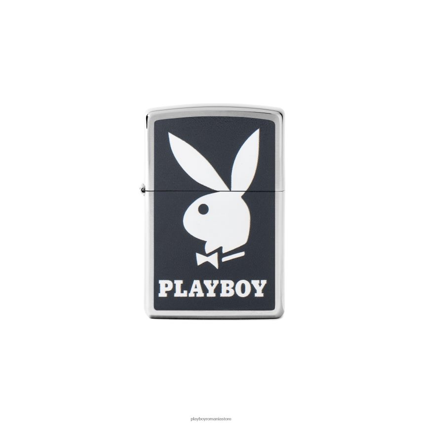 Playboy negru bărbați brichetă zippo logo accesorii 6NT0ZV859