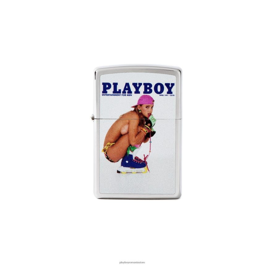 Playboy original bărbați aprilie 1991 husa bricheta zippo accesorii 6NT0ZV817