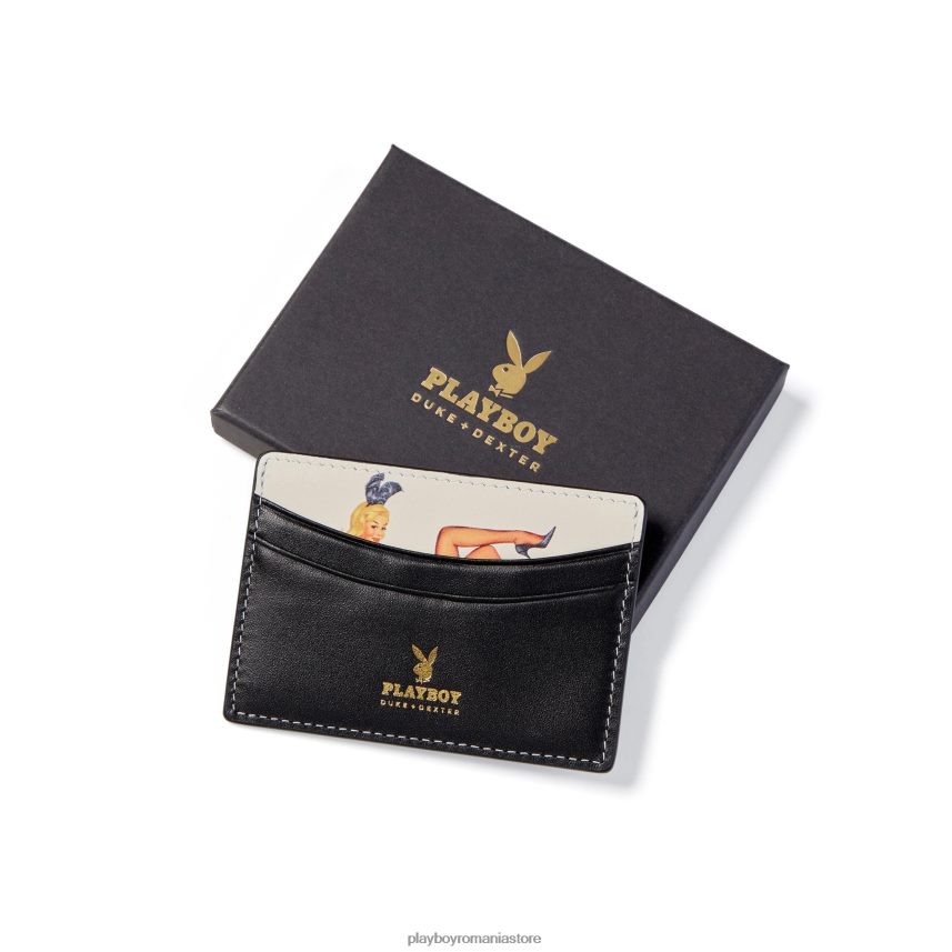 Playboy original bărbați portofel duke + dexter peek-a-boo playmate accesorii 6NT0ZV819