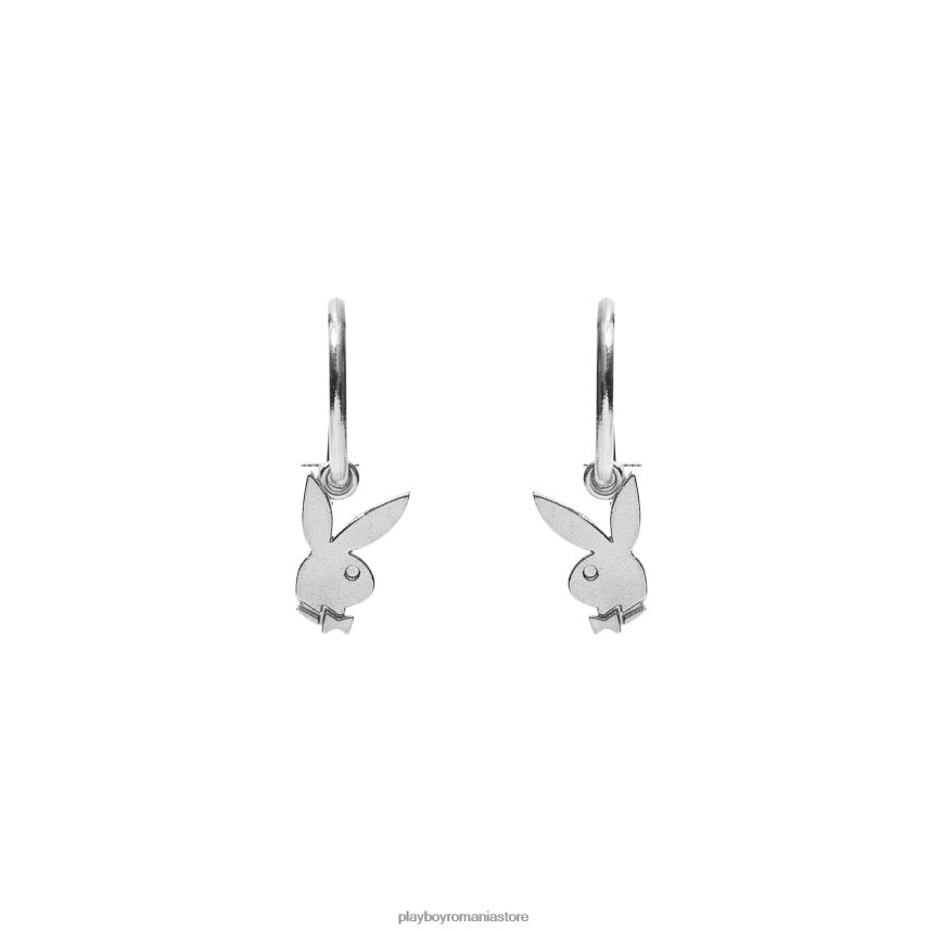 Playboy argint bărbați cercuri de iepuraș accesorii 6NT0ZV880