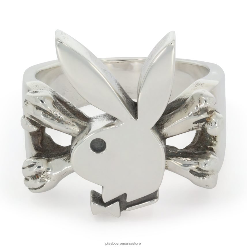 Playboy x The Great Frog original bărbați inel iepuraș și oase încrucișate accesorii 6NT0ZV876