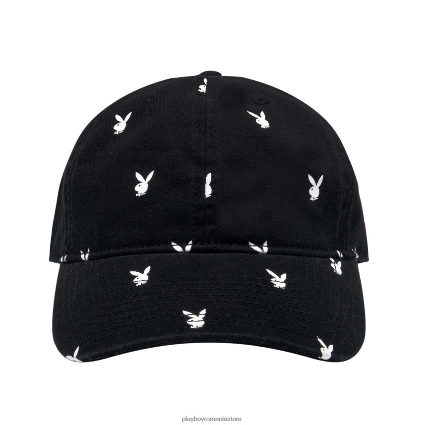 Playboy negru cu iepurași albi bărbați pălărie cu cap de iepure accesorii 6NT0ZV774