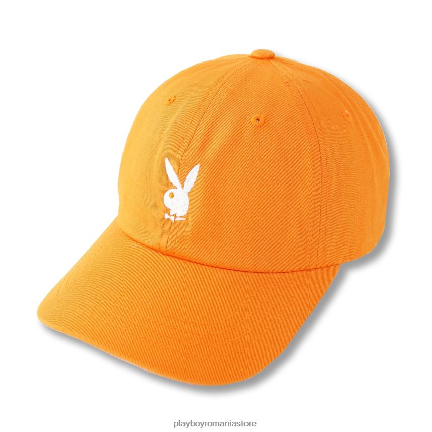 Playboy portocale bărbați pălărie reglabilă cu logo-ul cu cap de iepure accesorii 6NT0ZV709