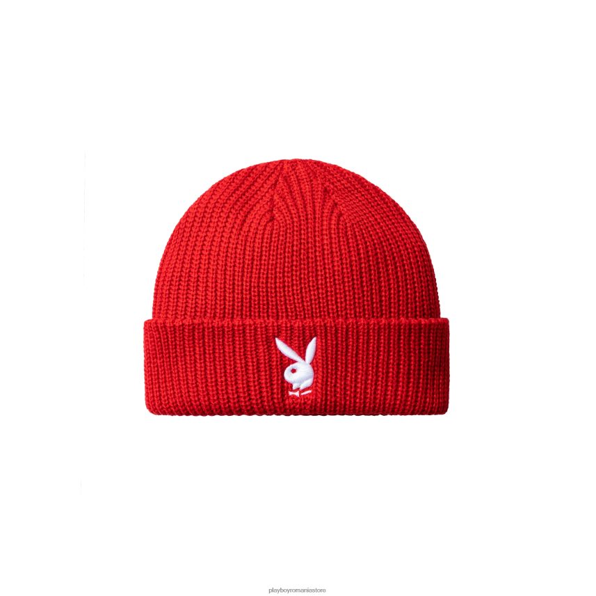 Playboy roșu bărbați cap de iepure tricot beanie accesorii 6NT0ZV721