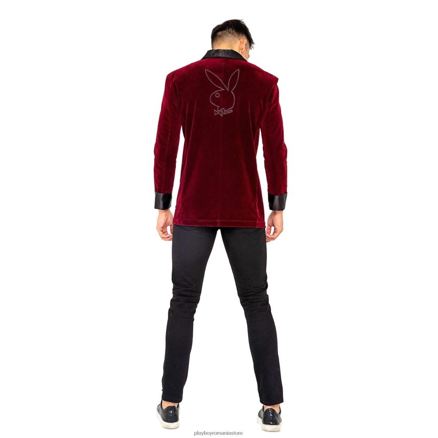 Playboy Burgundia bărbați smoke lounge gent îmbrăcăminte 6NT0ZV668