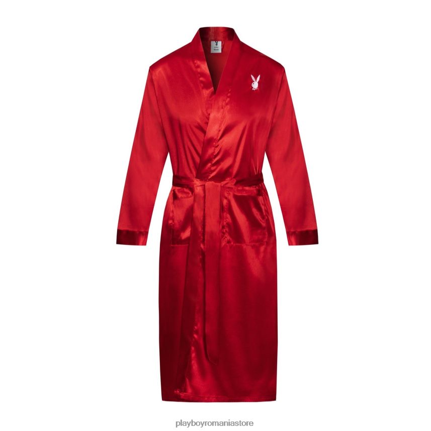 Playboy original bărbați halat de conac din satin îmbrăcăminte 6NT0ZV670