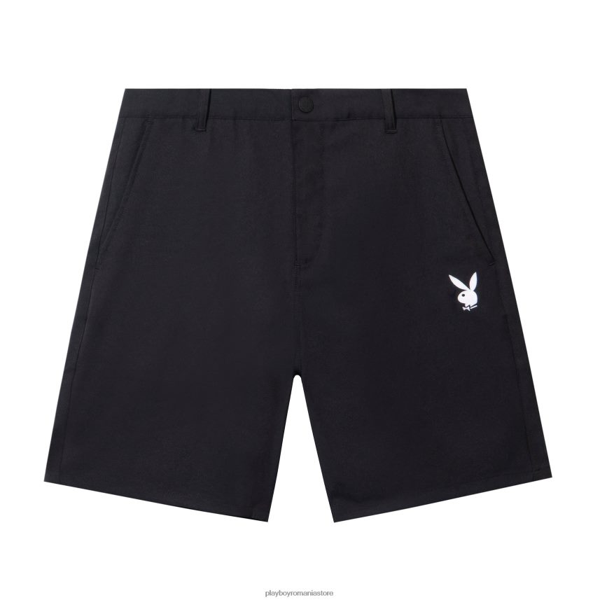 Playboy negru bărbați pantaloni scurți de golf puma îmbrăcăminte 6NT0ZV661