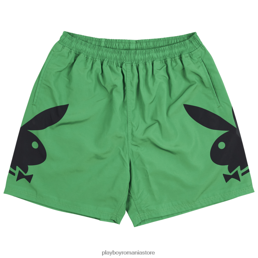 Playboy x Pleasures negru bărbați se ciocnesc scurt îmbrăcăminte 6NT0ZV617