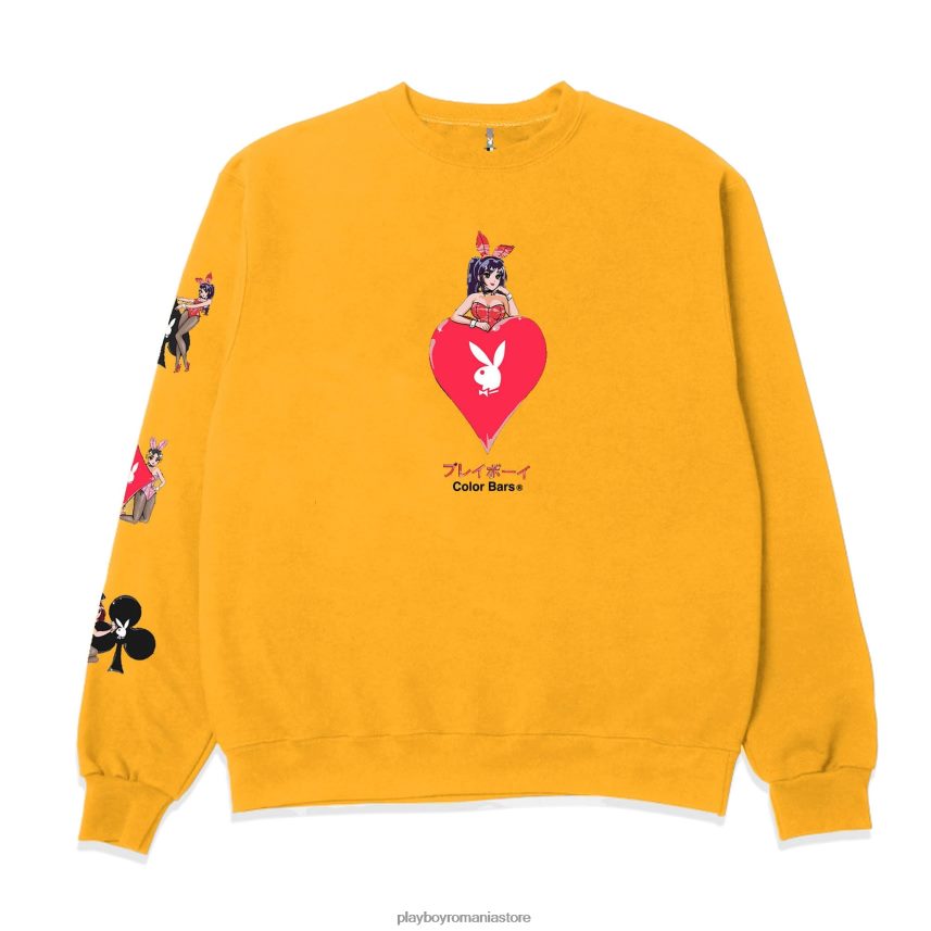 Playboy aur bărbați as of hearts 3.0 crewneck îmbrăcăminte 6NT0ZV355