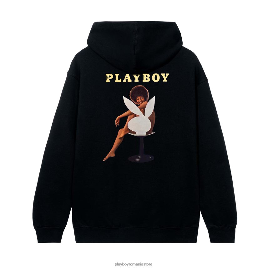 Playboy negru bărbați octombrie 1971 darine stern cover hoodie îmbrăcăminte 6NT0ZV410