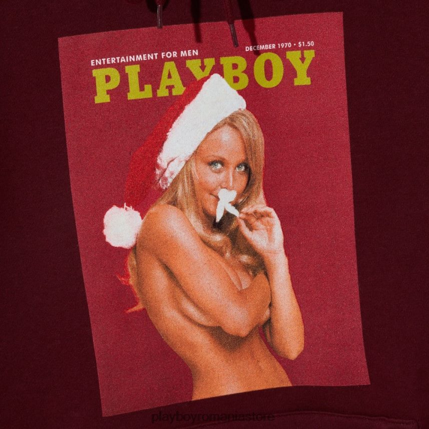 Playboy original bărbați hanorac coperta decembrie 1970 îmbrăcăminte 6NT0ZV443