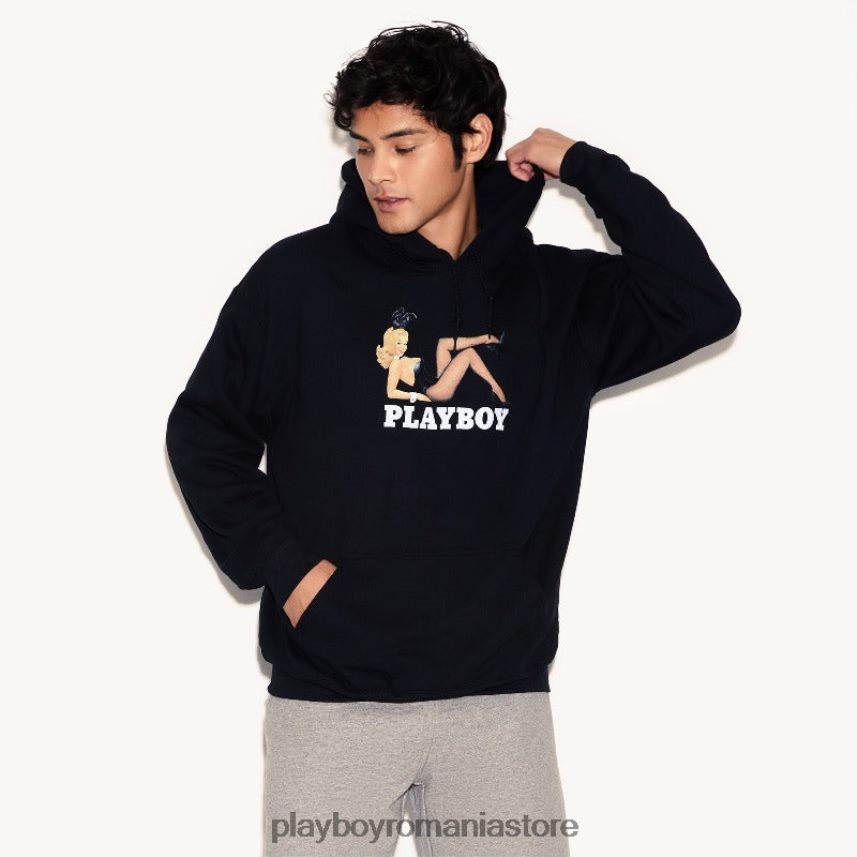 Playboy original bărbați hanorac de iepuraș de epocă îmbrăcăminte 6NT0ZV504