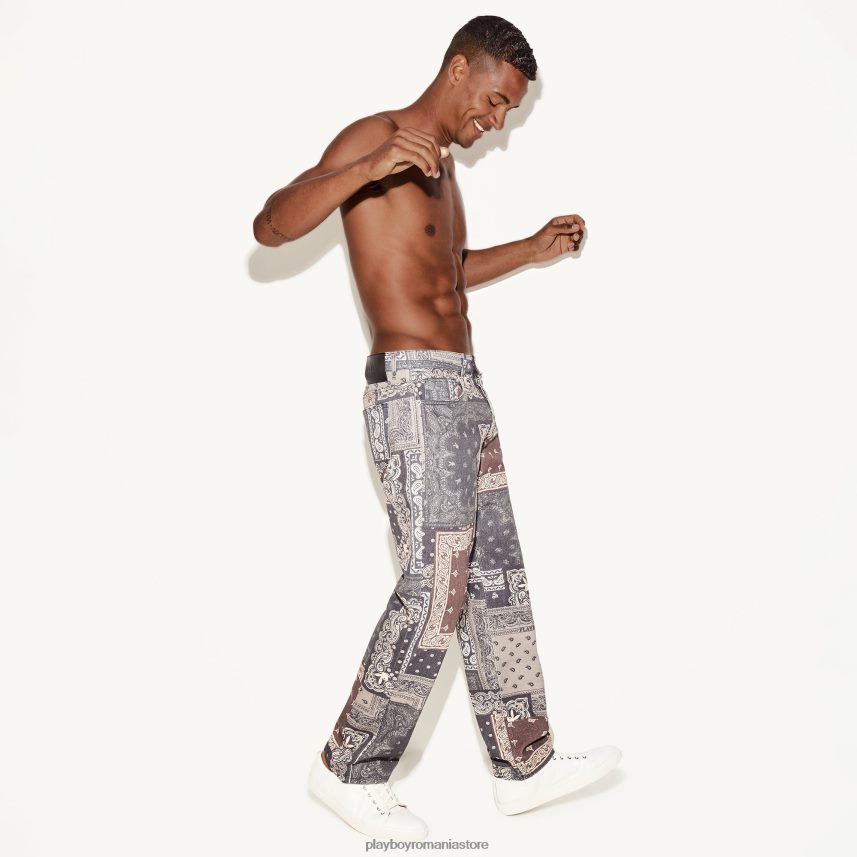 Playboy bandană bărbați jeanul tatălui îmbrăcăminte 6NT0ZV547