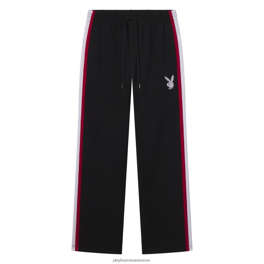 Playboy negru bărbați pantaloni de sport relaxați de școală veche îmbrăcăminte 6NT0ZV541