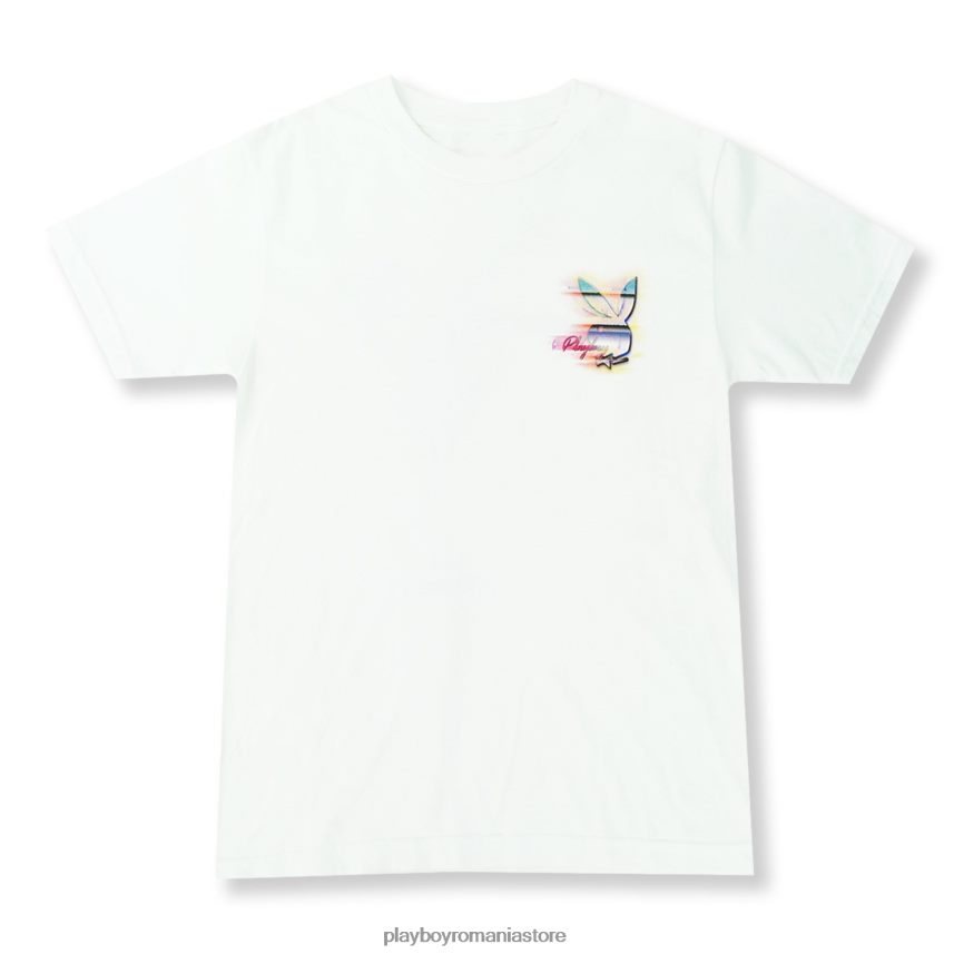 Playboy alb bărbați tricou cu șampanie îmbrăcăminte 6NT0ZV92