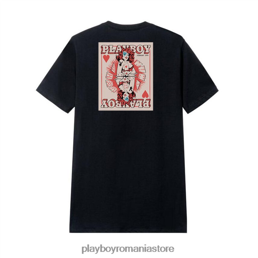 Playboy alb vintage bărbați tricou regina inimilor îmbrăcăminte 6NT0ZV66