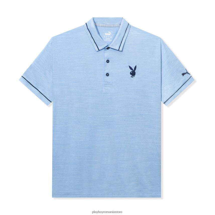 Playboy albastru bărbați polo de performanță puma golf monarch îmbrăcăminte 6NT0ZV214