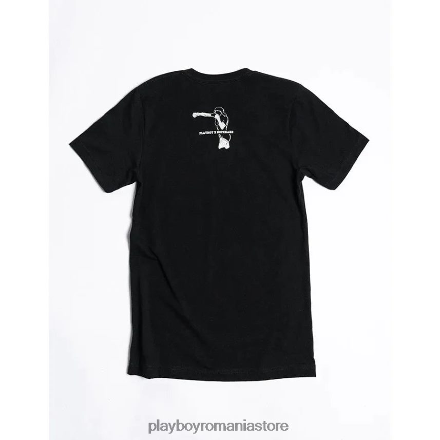 Playboy negru bărbați tricou knockout îmbrăcăminte 6NT0ZV16