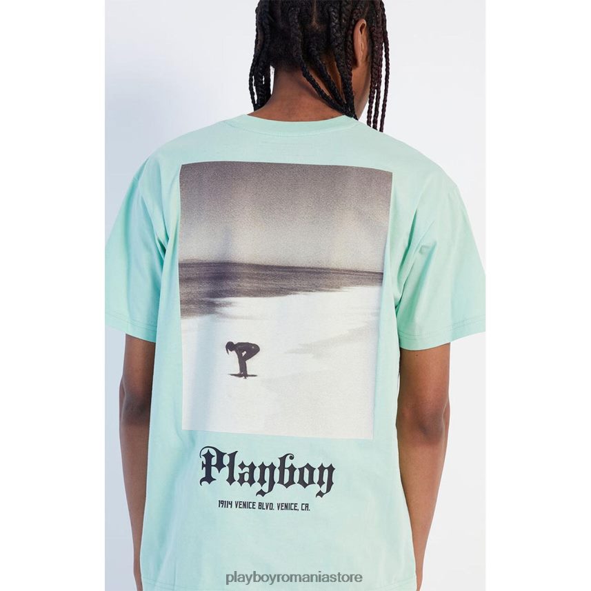 Playboy original bărbați cămașă shoreline mentă îmbrăcăminte 6NT0ZV255