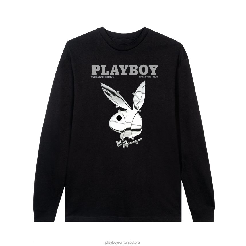 Playboy original bărbați ian 1989 coperta mânecă lungă îmbrăcăminte 6NT0ZV237