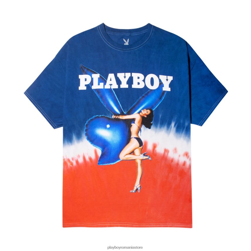 Playboy original bărbați iulie 1977 coperta tricou tie dye îmbrăcăminte 6NT0ZV277