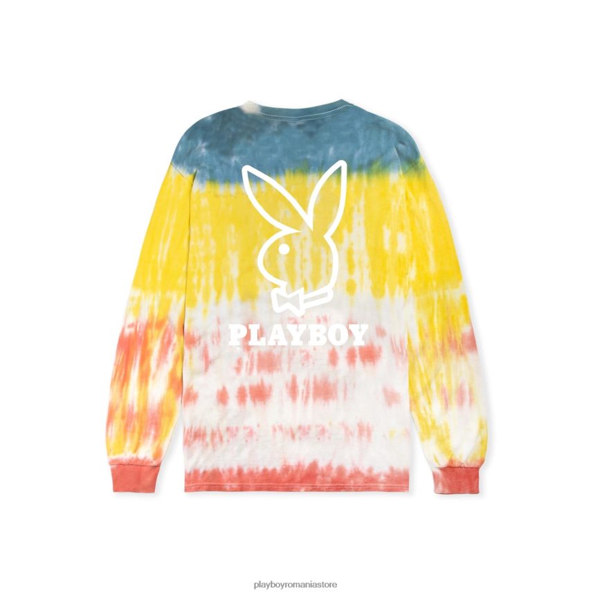 Playboy original bărbați mânecă lungă cu logo tie-dye îmbrăcăminte 6NT0ZV239