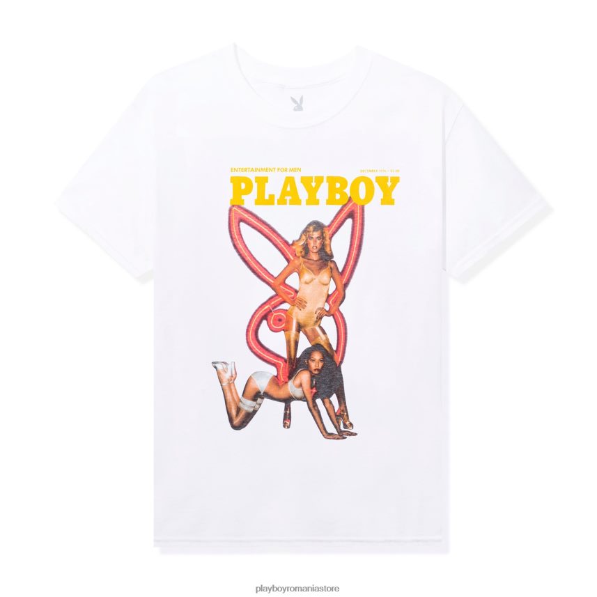 Playboy original bărbați tricou coperta decembrie 1976 îmbrăcăminte 6NT0ZV162