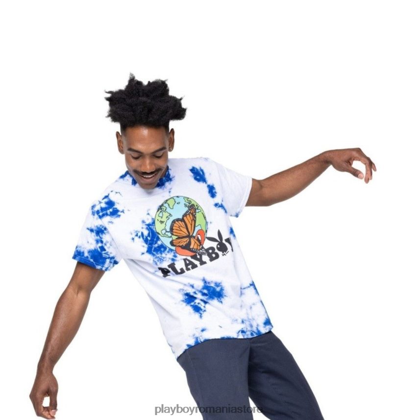 Playboy original bărbați tricou tie-dye au naturel îmbrăcăminte 6NT0ZV273