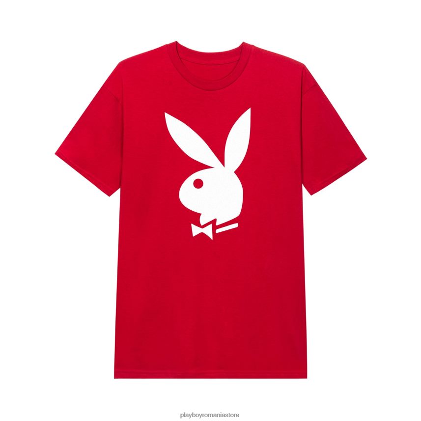 Playboy roșu bărbați tricou clasic cu cap de iepure îmbrăcăminte 6NT0ZV8