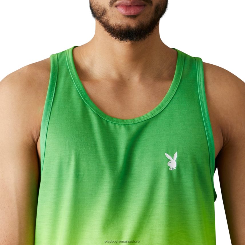 Playboy verde bărbați rezervor de gradient îmbrăcăminte 6NT0ZV336
