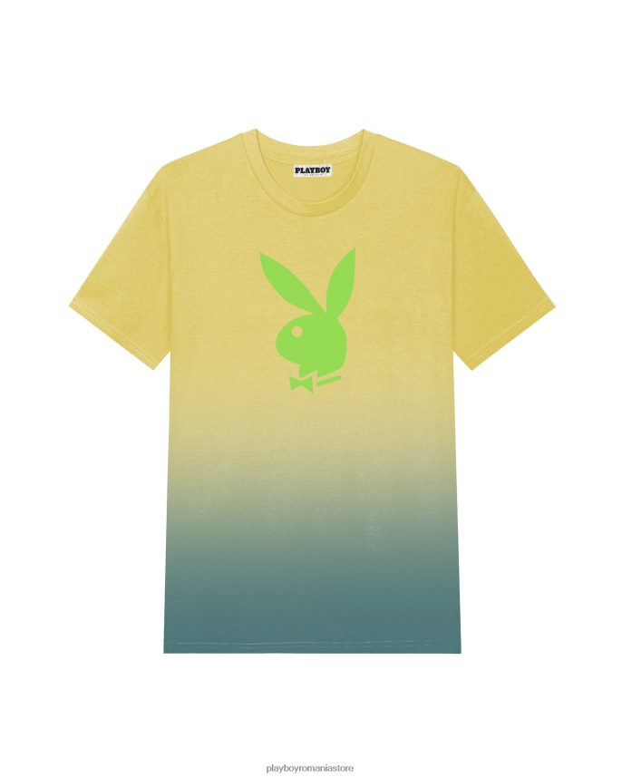 Playboy verde bărbați tricou cu cap de iepure îmbrăcăminte 6NT0ZV328