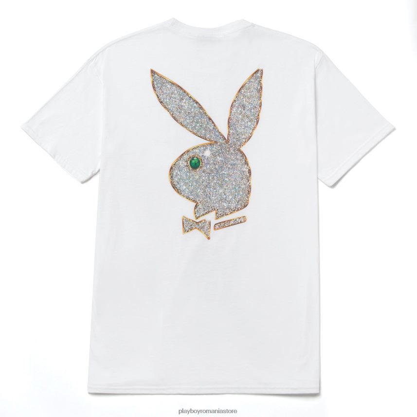 Playboy x HUF alb bărbați tricou cu cap de iepure îmbrăcăminte 6NT0ZV321