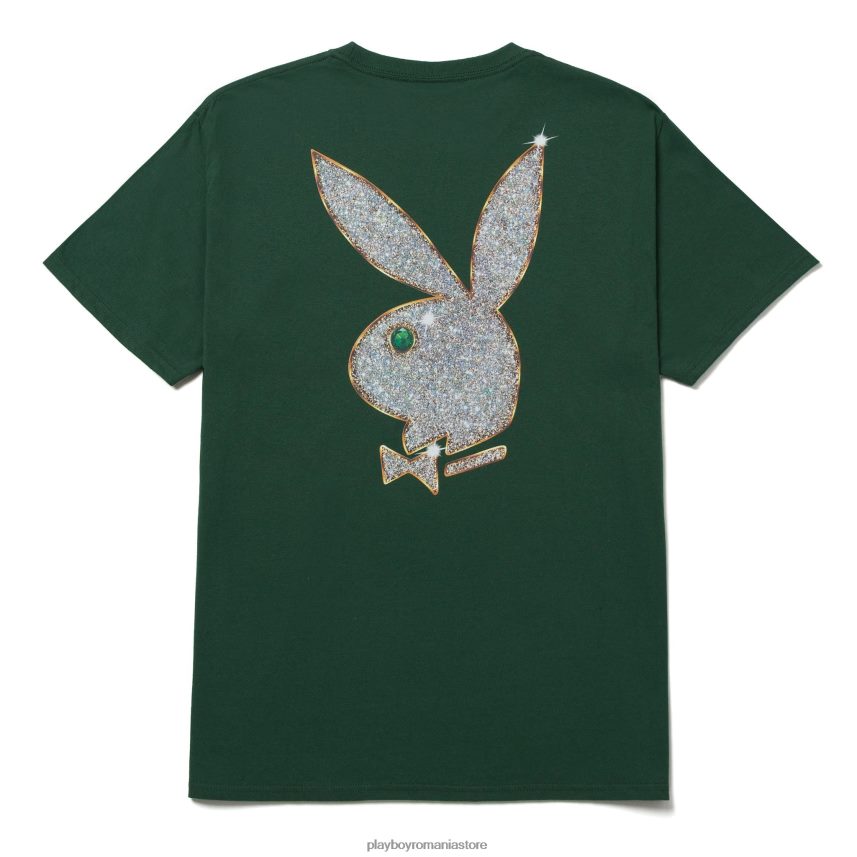 Playboy x HUF verde bărbați tricou cu cap de iepure îmbrăcăminte 6NT0ZV319