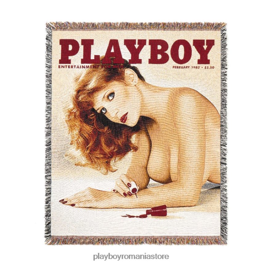 Playboy original unisex februarie 1982 coperta pătură accesorii 6NT0ZV906