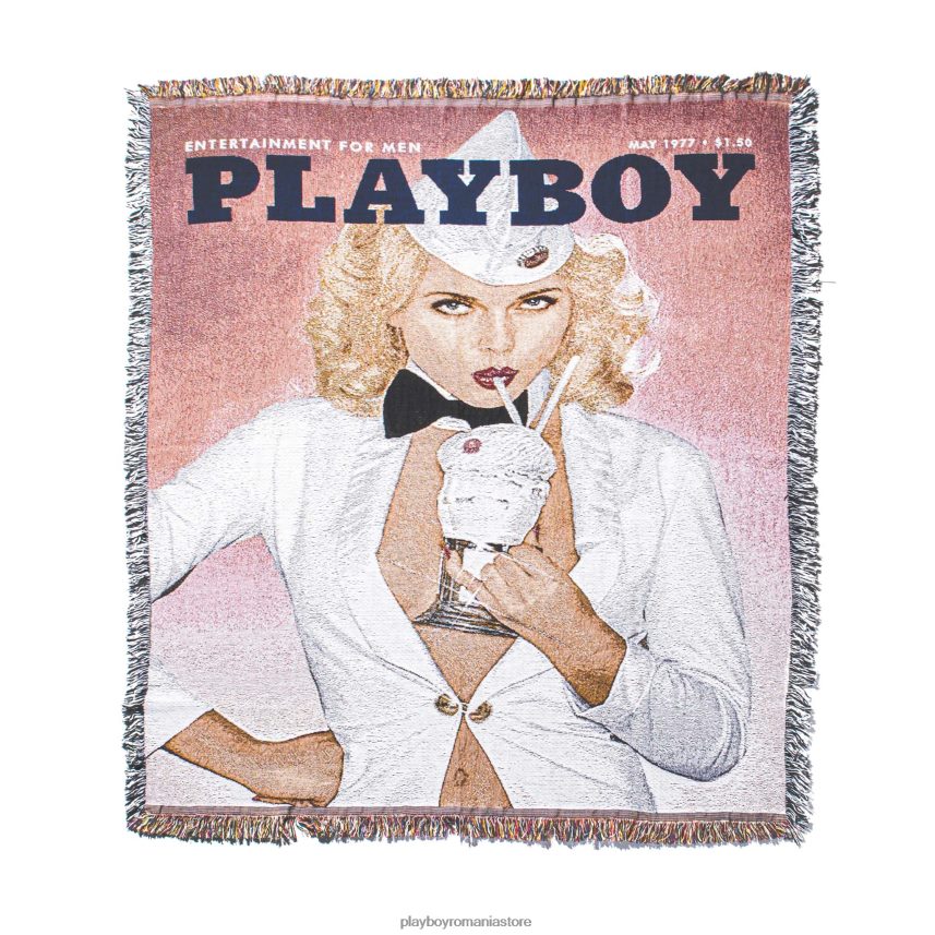 Playboy original unisex mai 1977 acoperă pătură accesorii 6NT0ZV907