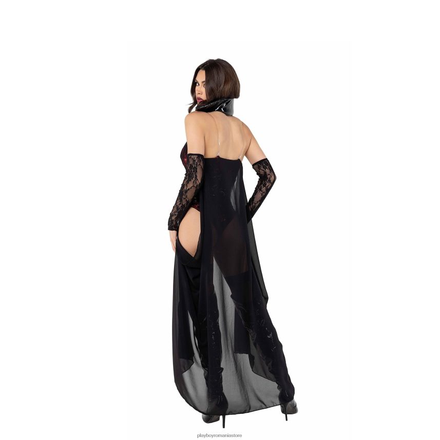 Playboy negru/rosu femei vampir - set 2 buc îmbrăcăminte 6NT0ZV1365