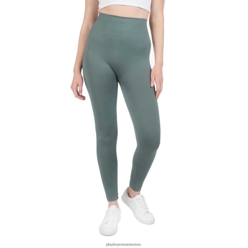 Playboy verde armată femei legging sport îmbrăcăminte 6NT0ZV1294