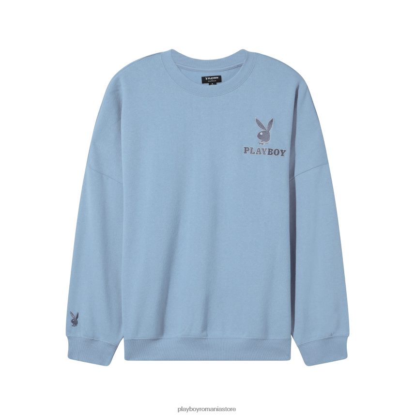 Playboy albastru marina femei crewneck clasic îmbrăcăminte 6NT0ZV1116