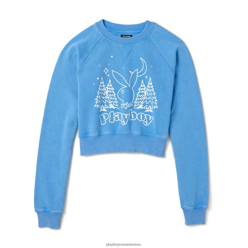 Playboy original femei hanorac vintage raglan cu decolteu îmbrăcăminte 6NT0ZV1086