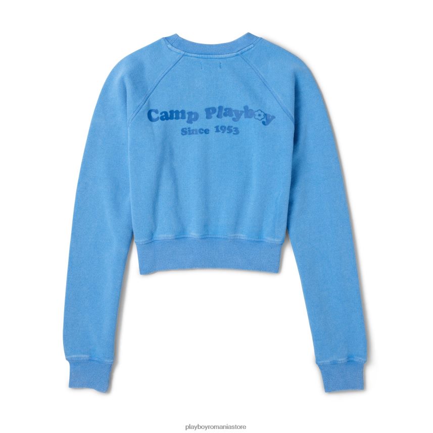 Playboy original femei hanorac vintage raglan cu decolteu îmbrăcăminte 6NT0ZV1086