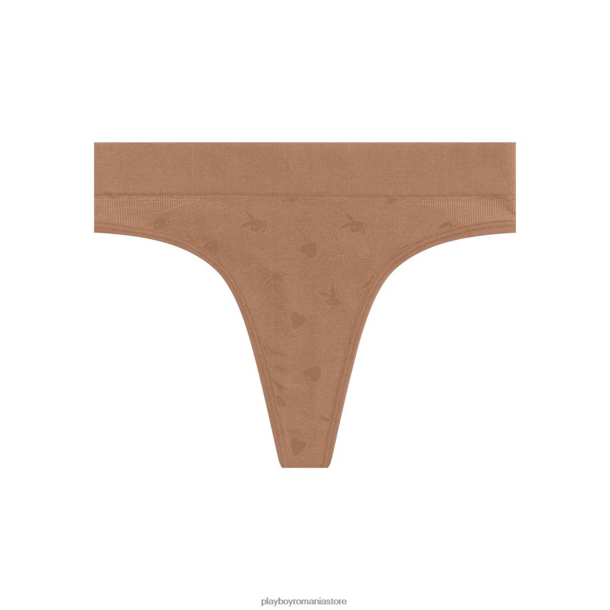 Playboy maro brun femei tanga iepuraș fără sudură îmbrăcăminte 6NT0ZV1551