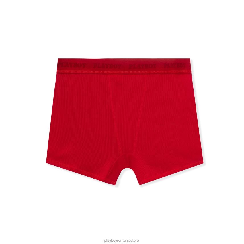 Playboy roșu femei chiloți boxer îmbrăcăminte 6NT0ZV1536