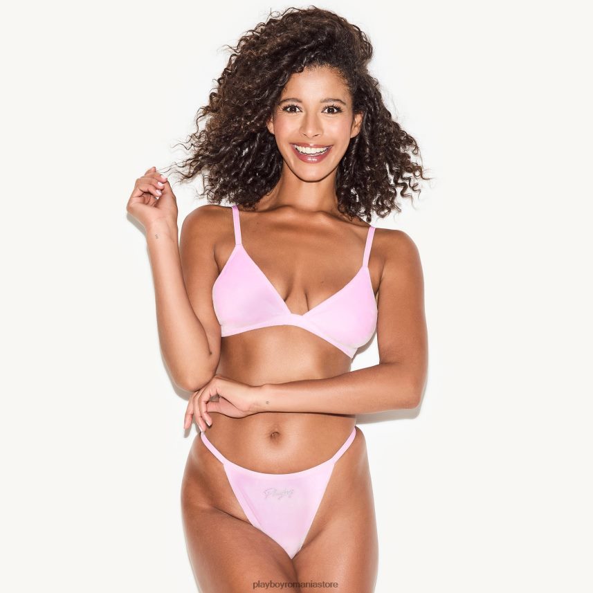 Playboy roz moale femei tanga din velur îmbrăcăminte 6NT0ZV1447