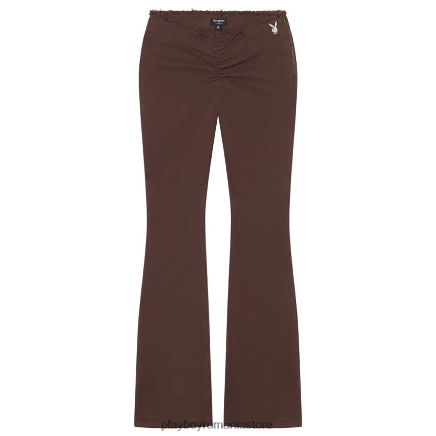 Playboy maro femei pantaloni din denim cu talie joasă îmbrăcăminte 6NT0ZV1195