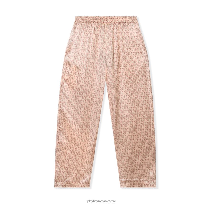 Playboy x Revolve fard de obraz femei pantalon de mătase de iepuraș care se repetă îmbrăcăminte 6NT0ZV1196