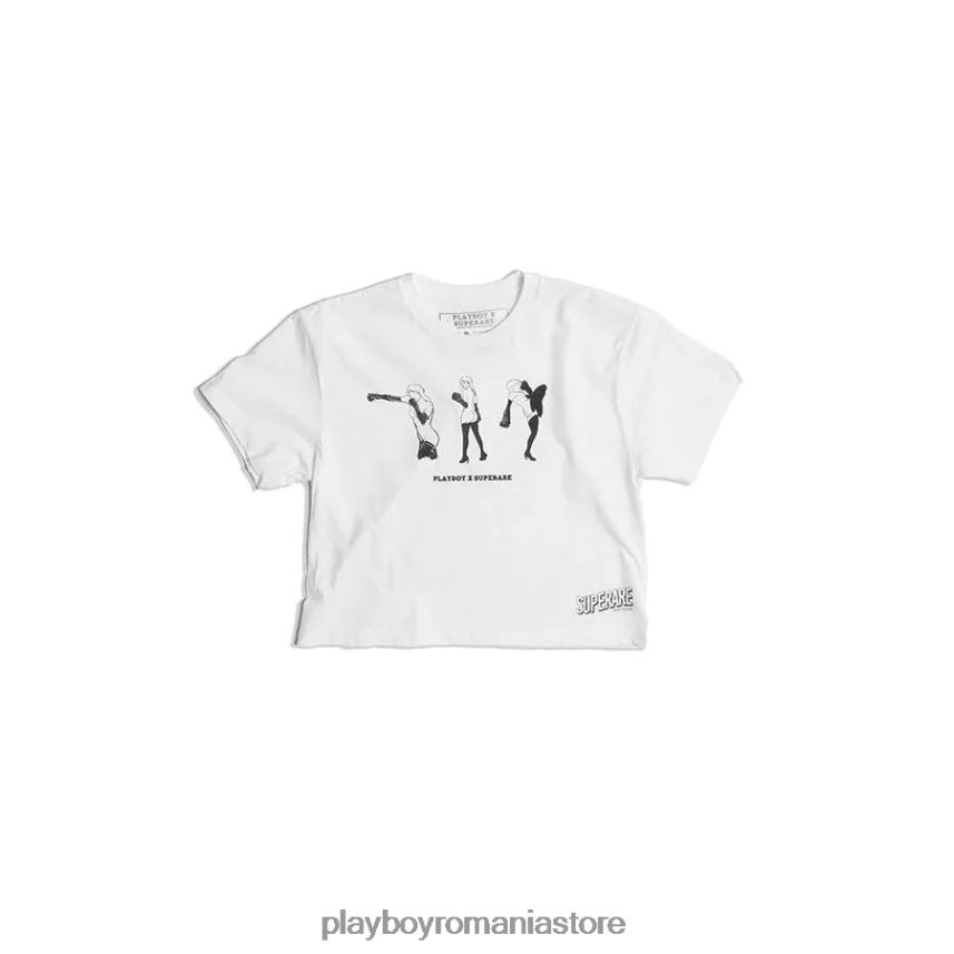Playboy alb femei superare tricou îmbrăcăminte 6NT0ZV939