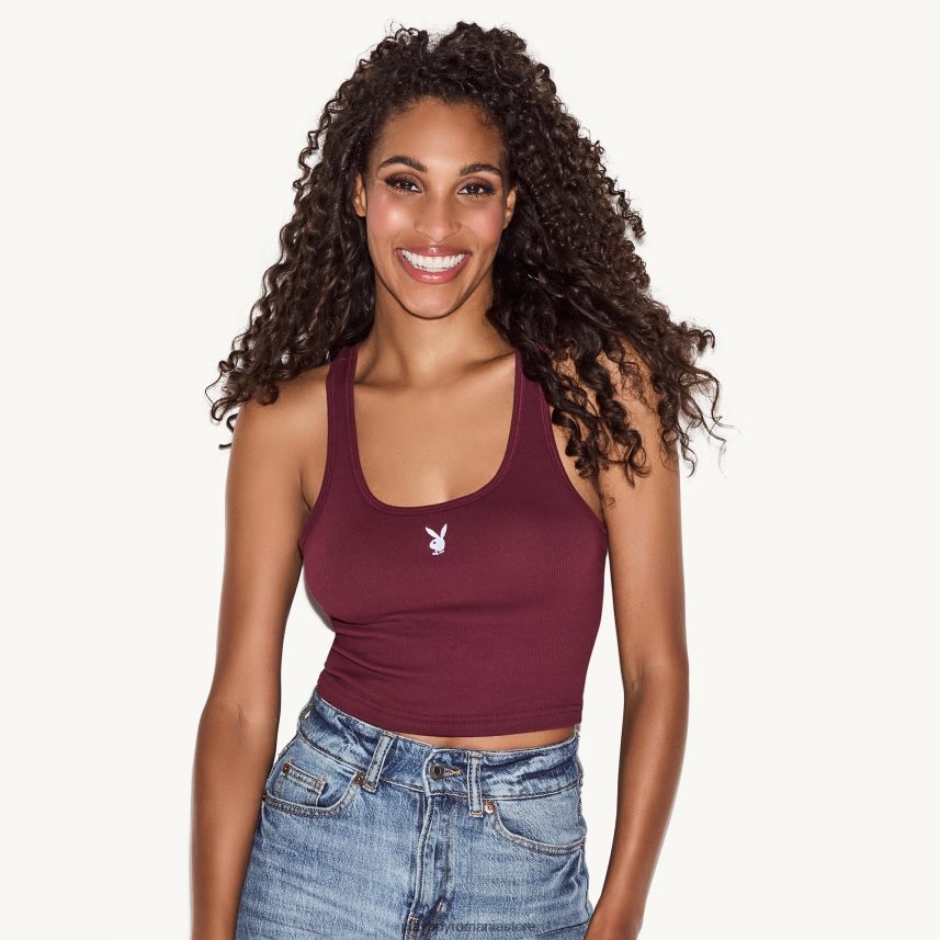 Playboy maro femei tanc cu spate cros cu logo clasic îmbrăcăminte 6NT0ZV1007