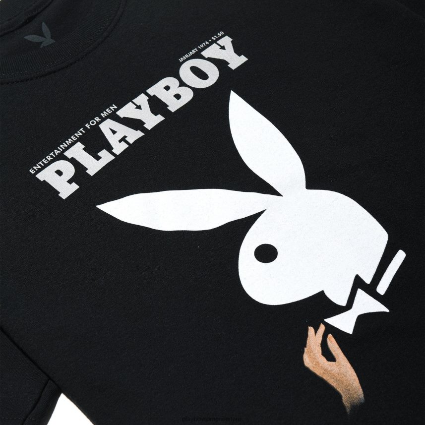 Playboy original femei tricou cu coperta decupat din ianuarie 1974 îmbrăcăminte 6NT0ZV967