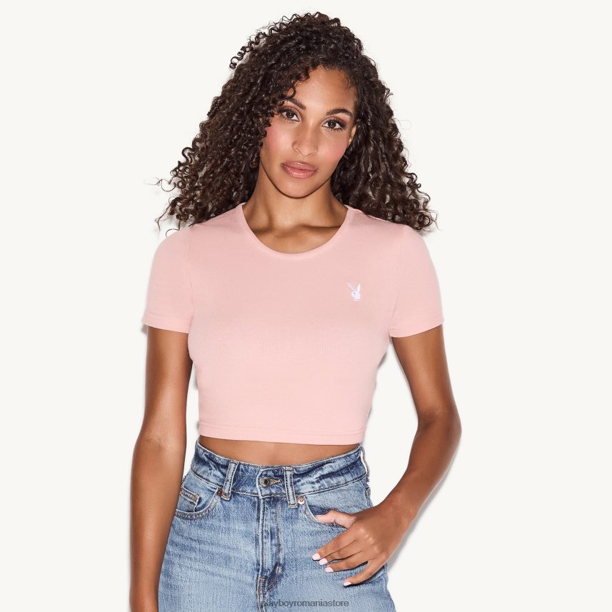 Playboy roz femei tricou pentru bebeluși cu logo clasic îmbrăcăminte 6NT0ZV958